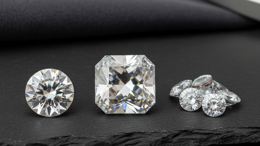 CZ vs. Moissanite vs. Rhinestones: A Complete Guide to Diamond Alternatives