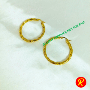 Artisan Rope-Twist Lightweight Hoops
