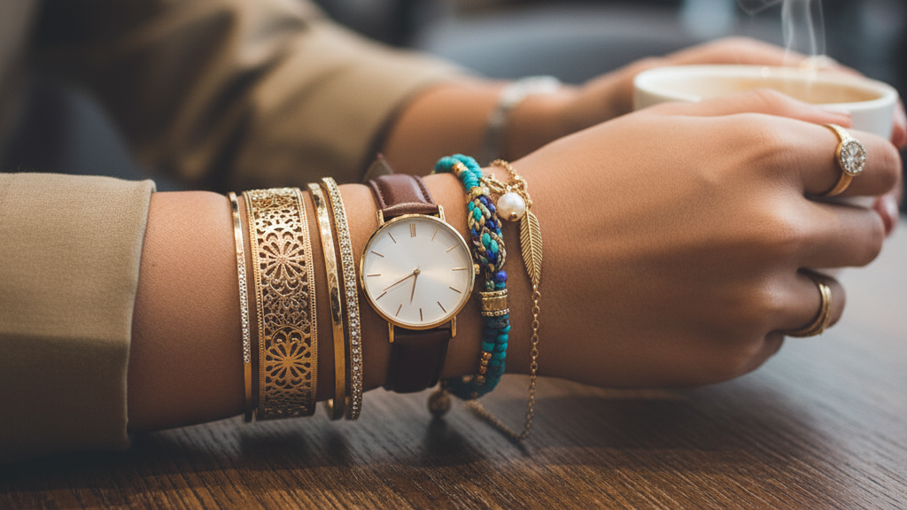 The Art of the Arm Stack: Mixing Bangles, Bracelets, and Watch Styles